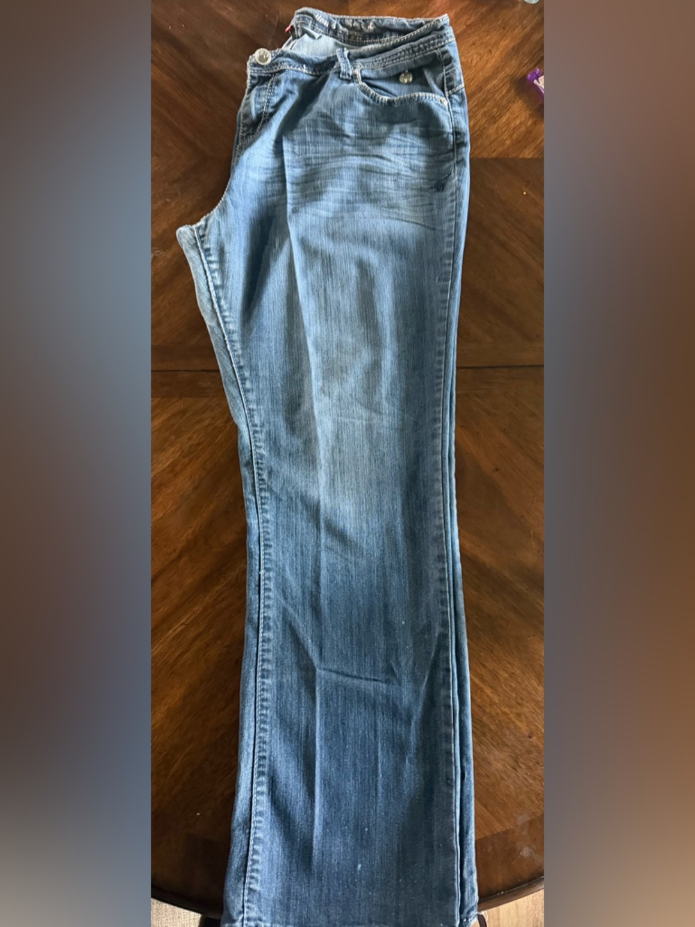 Apple Bottoms Women's Light Blue Flare Jeans